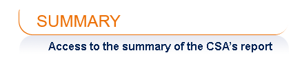 Summary - Access to the summary of the CSA's report