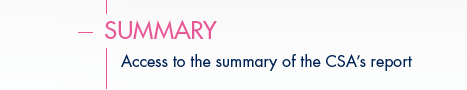 Summary - Access to the summary of the CSA's report