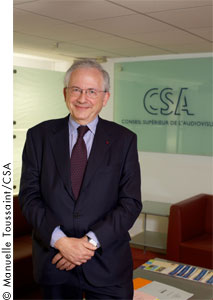 Olivier Schrameck, pr&eacute;sident du CSA